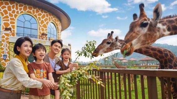 清遠長隆長頸鹿城堡2天1晚/3天2晚住宿長隆森林王國門票暢玩套票可選森林溫泉樂園可選飯店美食套餐