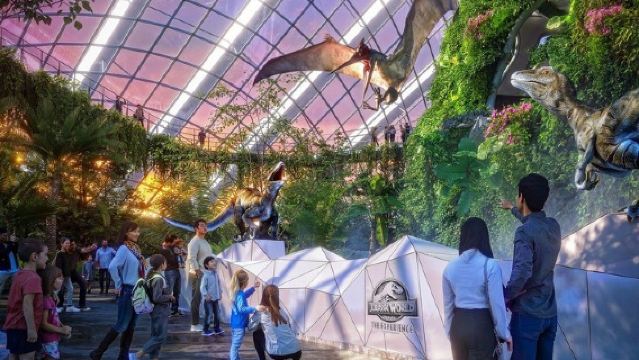 ガーデンズ・バイ・ザ・ベイを含む半日市内観光ガイドツアー