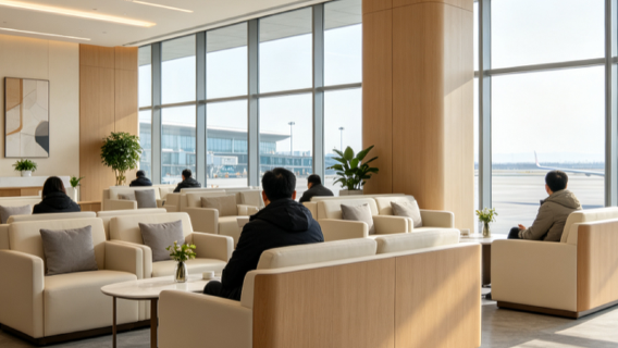 INC Yinchuan Hedong International Airport/VIP/waiting area pass/lounge/flight waiting/transfer/rest