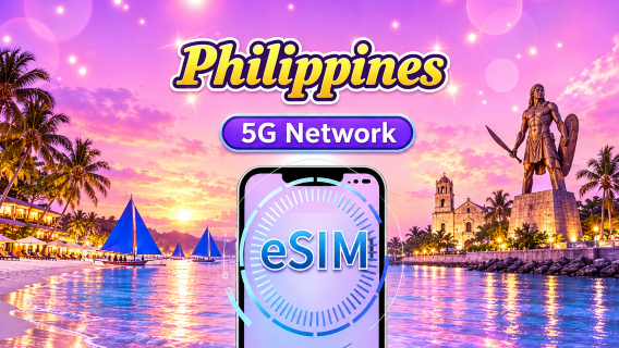 Philippines | 5G/4G eSIM | Daily/Data Package | 24-hour Billing | 1-30 Days | QR Code