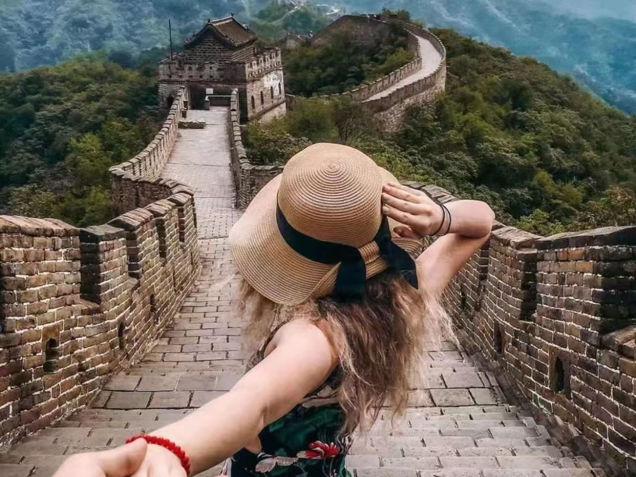 Escursione di un giorno alla Grande Muraglia di Mutianyu con biglietto d'ingresso + partenza giornaliera (08:00/09:00/10:00)