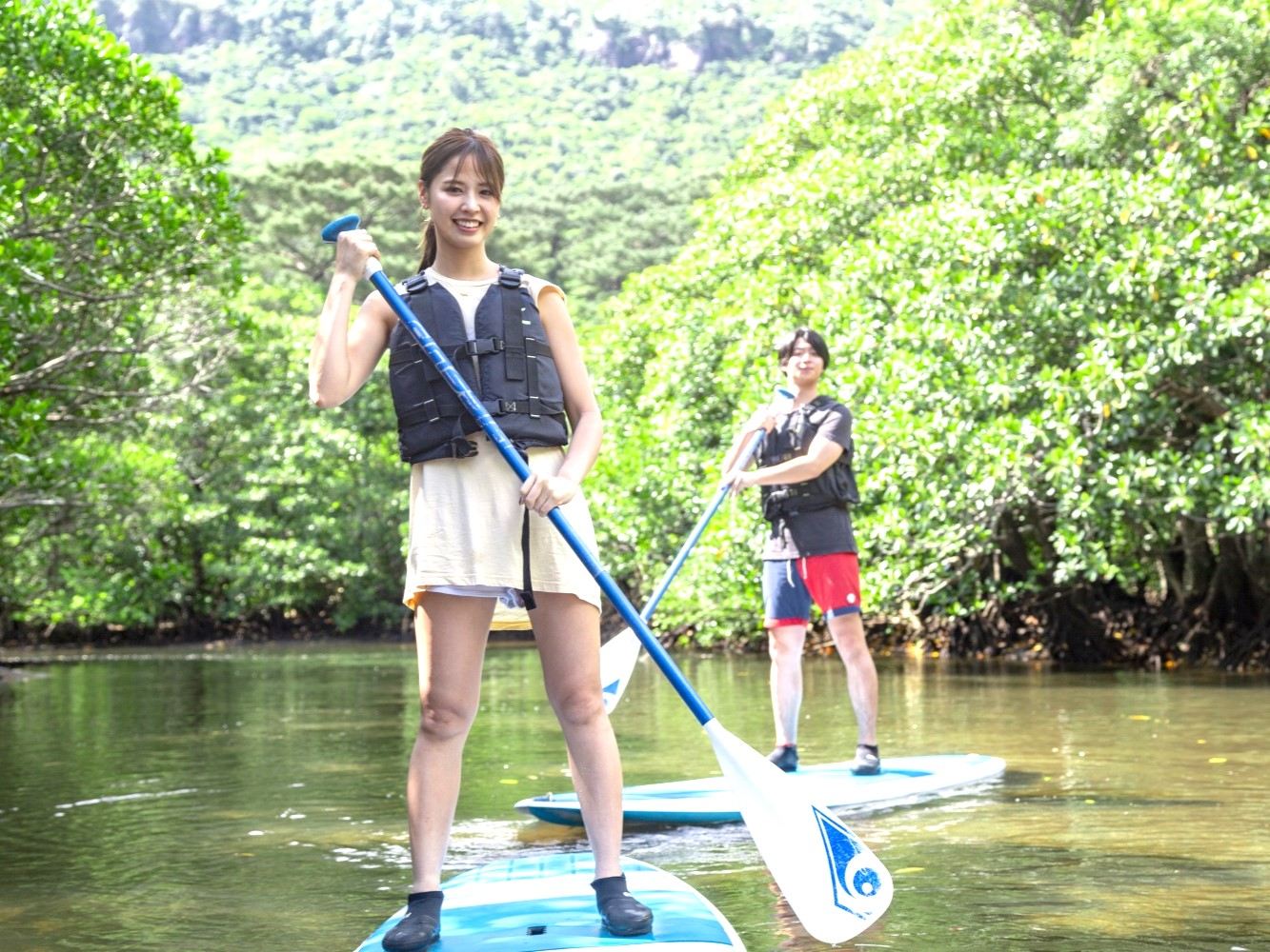 Iriomote Island ADVENTURE PiPi 6-Hour Kayaking [ADVENTURE PiPi Iriomote Island: Mangrove SUP or Kayaking & Yubu Island Sightseeing]