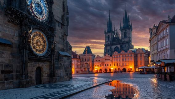 체코 프라하 중세 지하도시와 구시가지 투어 [프리미엄 그룹]