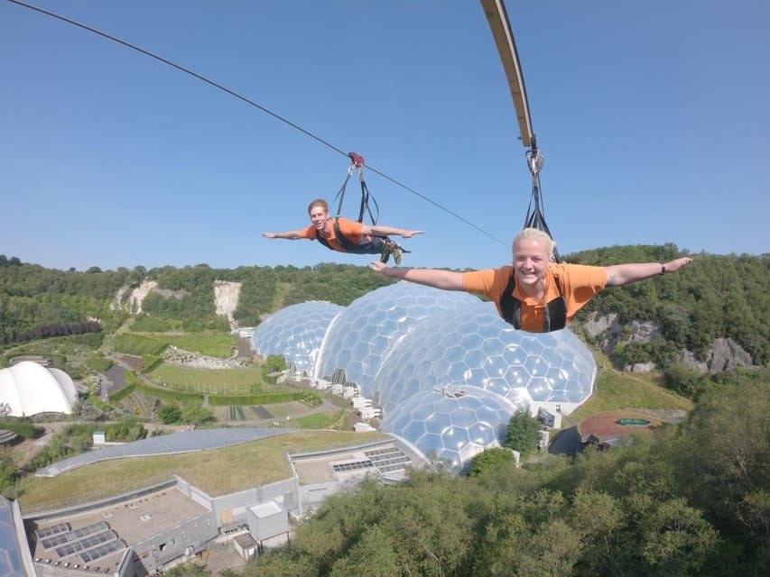Cornwall: Eden Project Zip Wire Experience