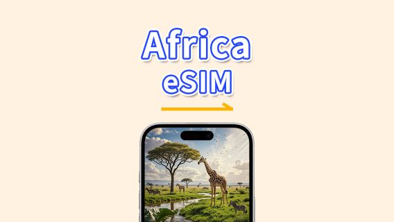 eSIM Afrique | 4G | Données haut débit | Forfait journalier/forfait data | 24 heures | 1 à 30 jours | Code QR
