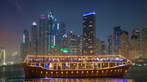 Dubai Sky View Glass Slide tour & Marina Dhow Dinner Cruise with Private Transfers Day Tours 8