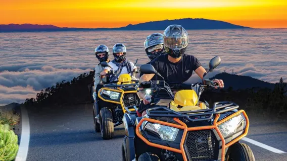 Teneriffa: Geführte Quad-Tour auf dem Teide mit Getränk