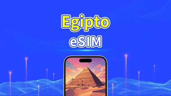 eSIM Egipto | 4G | Paquete de Datos Diario/Total | 1–30 días | Facturación 24 Horas | Código QR
