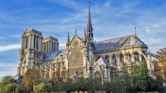 Perancis Notre Dame Paris + Île de la Cité + Menara Eiffel + Montmartre Village + Arc de Triomphe Champs-Élysées Sehari