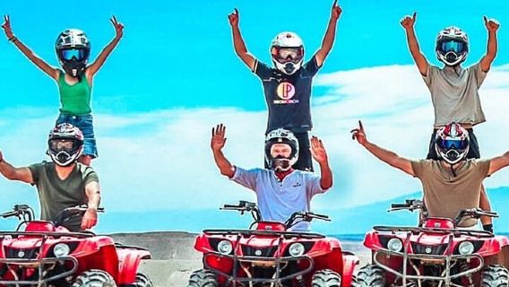 Marrakech: Agafay Desert Quad Biking & Camel RIDE & Dinner & Show