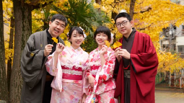 교토 기모노 & 유카타 체험 (일본 메이크업 및 사진 촬영 포함) – 오오키니 기요미즈 사원