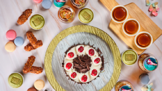 Buffet Café Chi de Shangri-La Pudong Shanghai (emplacement dans la zone de Lujiazui, avec une vue magnifique sur la nuit de Shanghai)