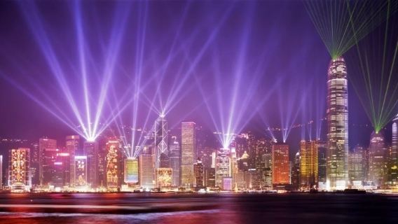 香港発｜シンフォニーオブライツ＋ビクトリアピーク　夜景観賞ツアー｜日本語ガイド付き
