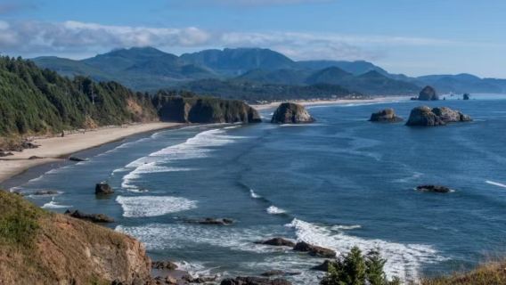 Lawatan sehari ke Portland Amerika + Pantai Cannon Oregon + Lebuh Raya 101 Pantai