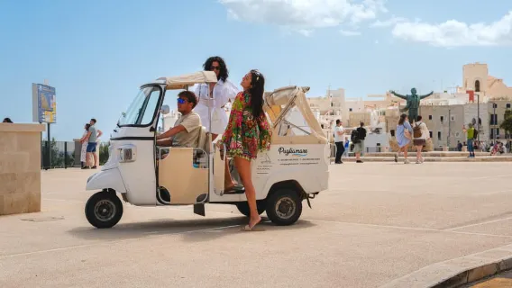 Polignano in a Day: Street Food, Tuk-Tuk & Sea Caves Tour