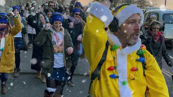 A Festive Silent Disco Adventure in Glasgow (December)