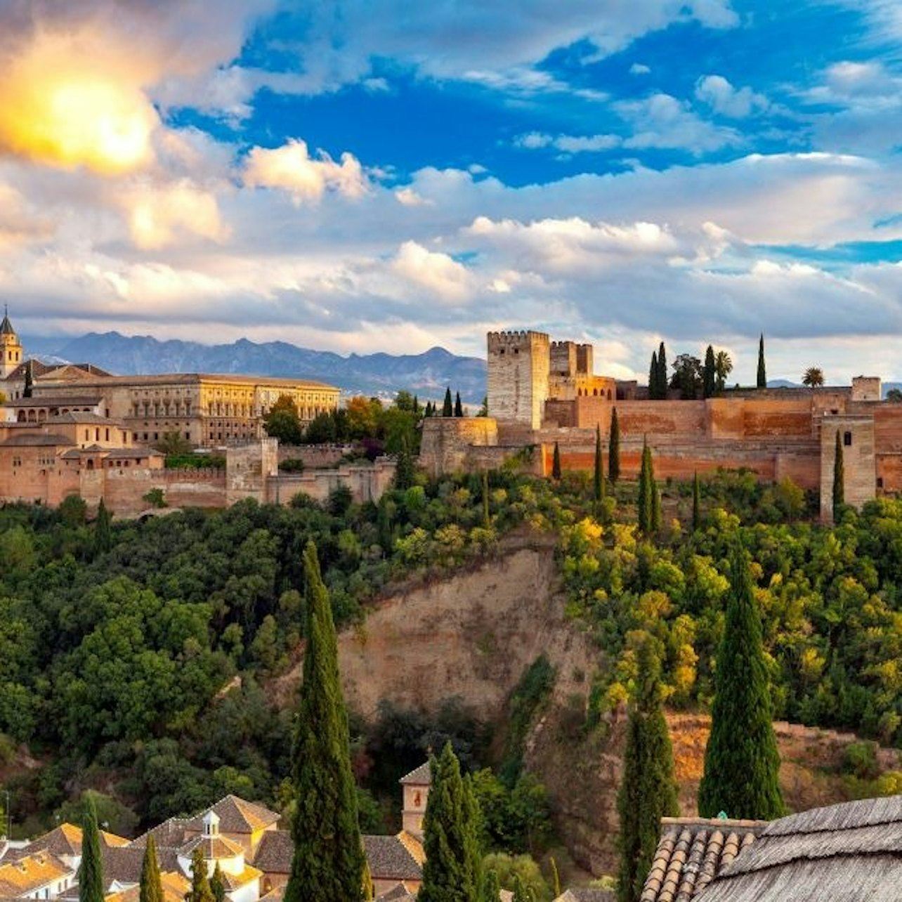 Alhambra & Nasrid Palaces: Guided Tour + Transport from Málaga