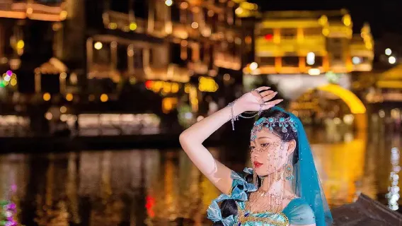 Цзяочжуо фотосессия в путешествии[Водитель, гид и фотосъемка + визаж и одежда + индивидуальный маршрут + аэросъемка мини-фильма + все исходные фото + без ограничения по количеству человек]