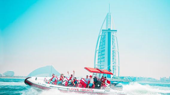 杜拜愛之船之旅，前往碼頭、JBR、亞特蘭提斯和帆船酒店