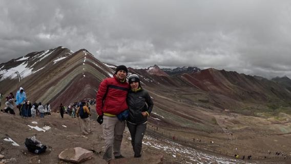 Rainbow Mountain and Red Valley Hike trek adventure & meals