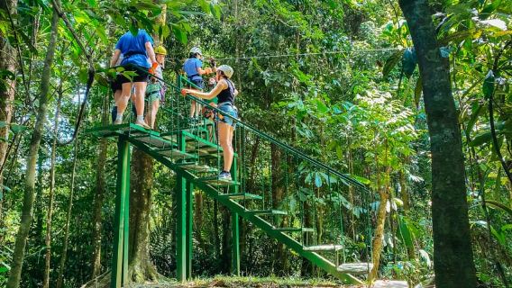 Manuel Antonio Quepos Zip Lining Tour with Lunch