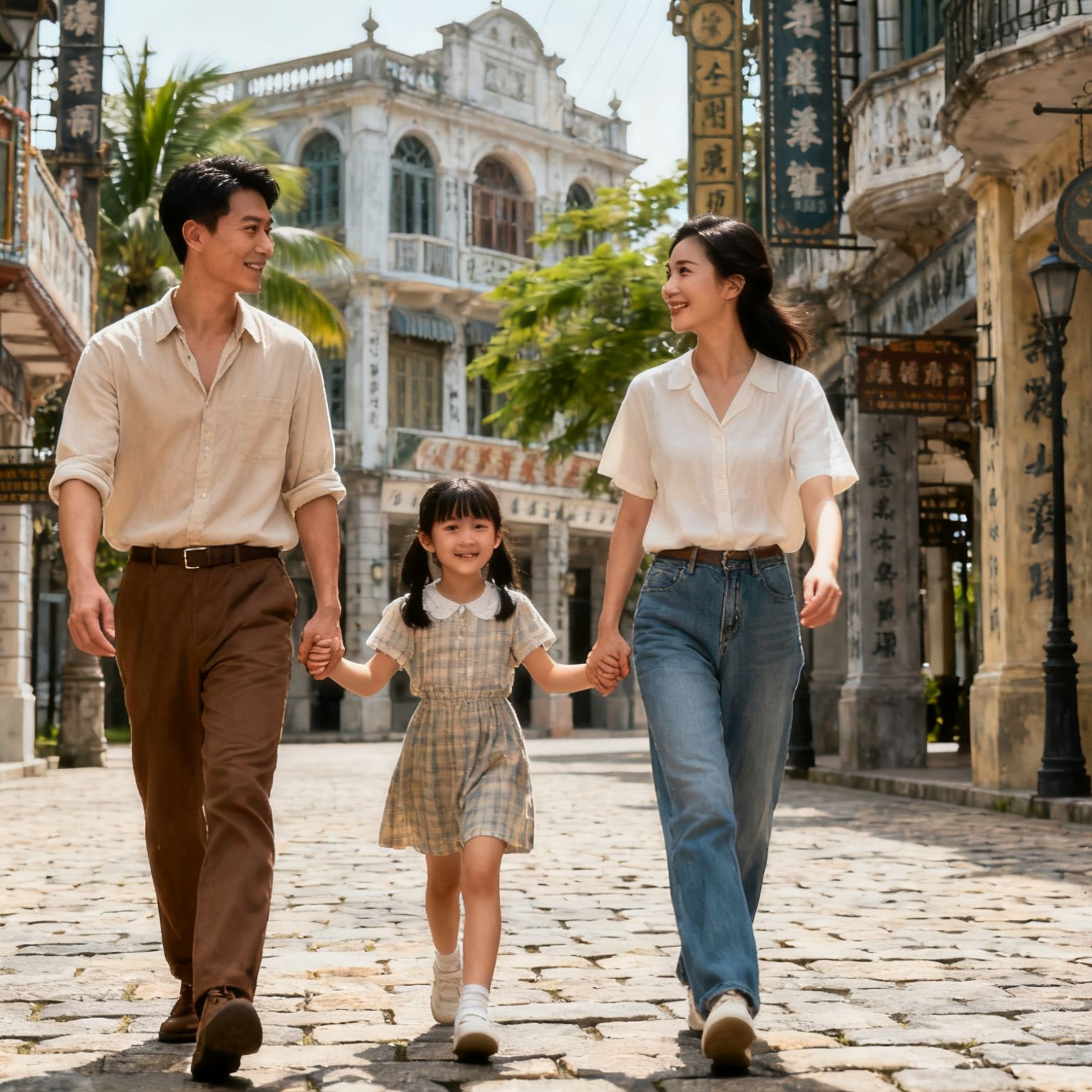 海口觀瀾湖華誼馮小剛電影公社-南洋潮景區Trip Moments【跟拍攝影親子照情侶閨蜜家庭Trip Moments】