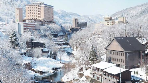 Excursión de un día al Buda de la cabeza de las aguas termales de Jozankei, el Santuario de Hokkaido, el Parque del Chocolate Blanco y el Monte Moiwa en Japón