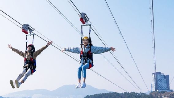 여수 해상 짚라인 체험
