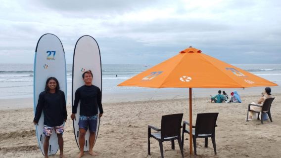 Surfkurse am Kuta Beach [Anfänger/Fortgeschrittene/Privatlehrer Eins-zu-Eins/Verschiedene Zeitfenster/Selbstanreise/Abholservice]