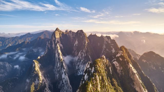 西安旅遊華陰華山/西峰/北峰一日遊贈能量包登山手套