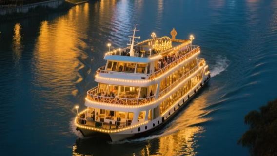 Liuzhou Liujiang River Night Cruise Sightseeing (Liuzhou Night Views + Five Cruise Options + Hundred-Mile Riverbank Light Show + Spectacular Illuminated Bridges)