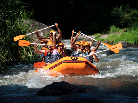 Pengalaman Berakit dan Berkayak 2 Jam di Sungai Ayung [Arus Deras · Petualangan Hutan Hujan]|Pengemb