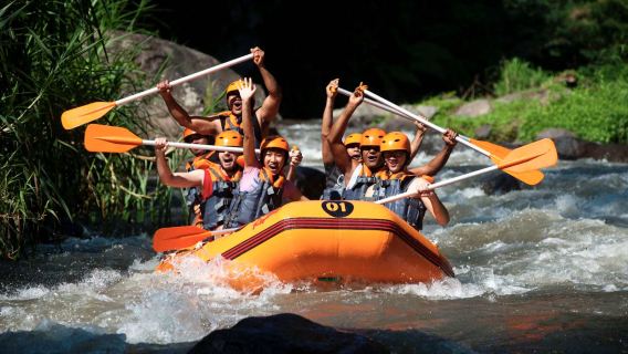 アユン川ラフティング カヤック及びカヌー2時間【激流アドベンチャー・熱帯雨林探検】|バリ島ウブドのアユン川ラフティング、熱帯の冒険DNAを解き放つ】