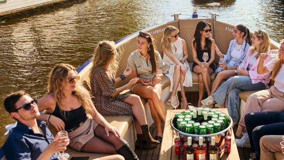 Amsterdã: Passeio de Barco com Bebidas Ilimitadas com Saída do Distrito da Luz Vermelha