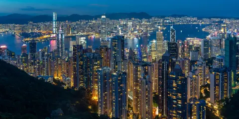 香港太平山頂纜車體驗(來回纜車+高空視野+港島全景+山頂凌霄閣)