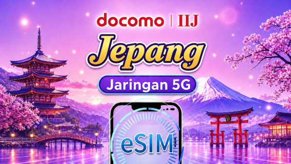 Jepang | DOCOMO eSIM | Paket harian/Paket data | Penagihan per hari kalender | 1 - 30 hari | Kode QR