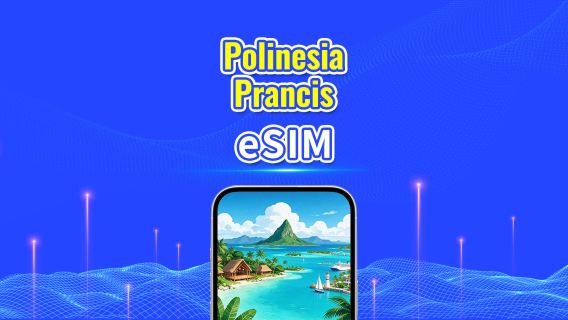 Polinesia Prancis eSIM | 4G | Paket harian/kuota data | Penagihan per 24 jam | 5-30 hari | QR code