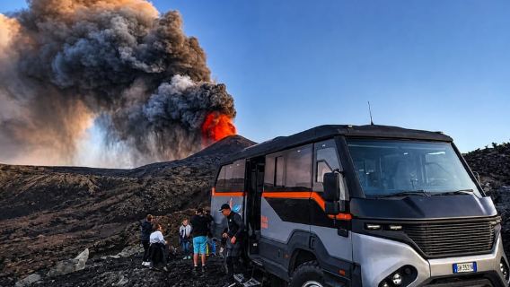 Etna 3000: Off-Road Vehicle Ride among Lava Flows and Trekking to the Summit Craters