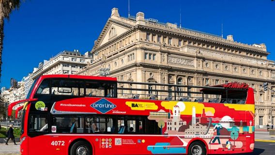 Buenos Aires: tour in autobus sali e scendi