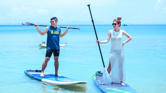 1日パドルボードツアー(クラビ)