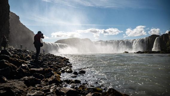 From Akureyri Port: Goðafoss Waterfall & Forest Lagoon Tour
