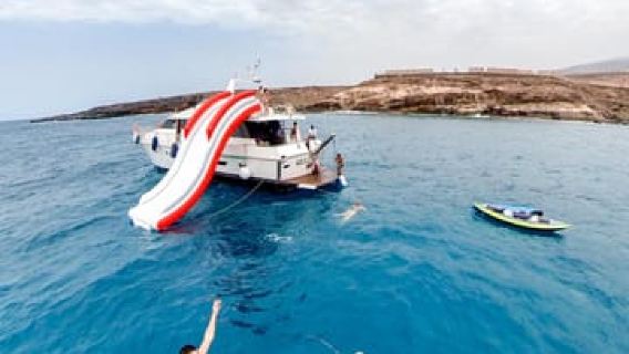 Tenerife: Fun Yacht Trip with Water Activities and Toys
