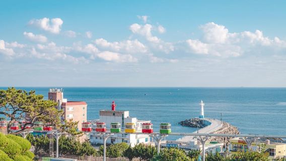 Những điểm đến tuyệt vời nhất Busan: Đền thờ biển, Tour du thuyền & Tour Sky Capsule trong ngày