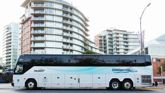 Vancouver nach Victoria: Fähre mit Bustransfer