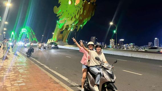 Da Nang Landmarks City Tour & Cafe Culture By Motorbike with Lady Riders