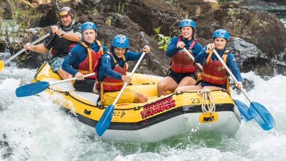 Cairns Raging Thunder - Tully River Rafting/full-day rafting/dinner included/optional self-drive or transfer