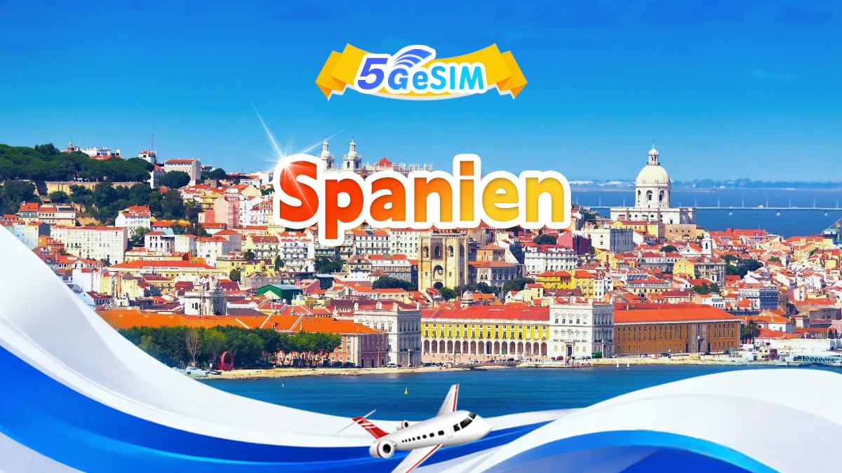 Spanien 4G/5G eSIM | Tages-/Gesamtdatenpaket | 500 MB/Tag – 100 GB Gesamtdaten | 1–60 Tage | 24-Stunden-Format | QR-Code