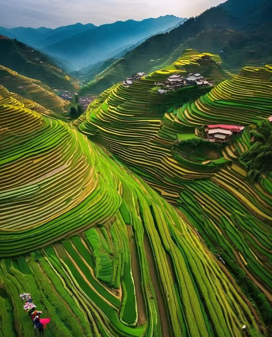 Longji Rice Terrace and HuangLuoYao Village Day Tour From Guilin