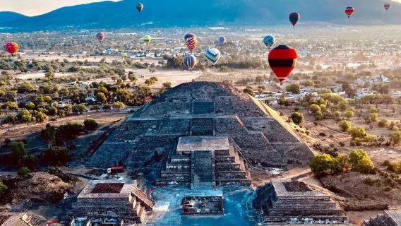 墨西哥城|日月金字塔日遊路線