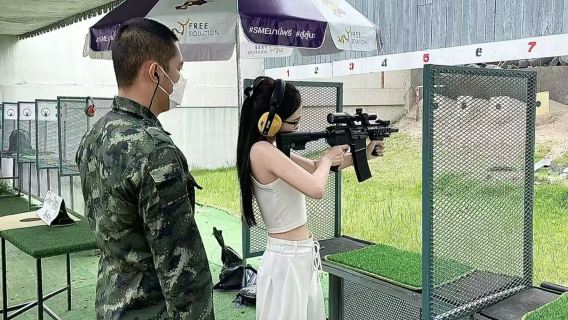 Bangkok shooting experience at the Army Shooting Range near the Grand Palace, Thailand